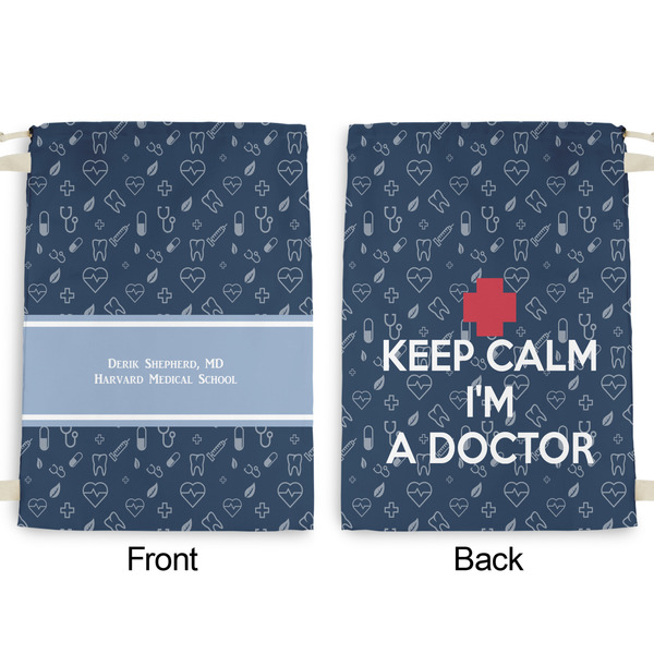 Medical Doctor Large Laundry Bag - Front & Back View