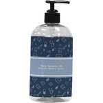 Medical Doctor Plastic Soap / Lotion Dispenser (16 oz - Large - Black) (Personalized)