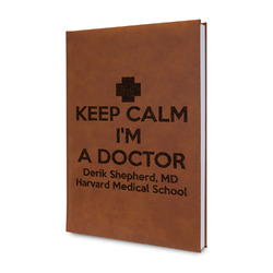 Medical Doctor Leather Sketchbook - Small - Double Sided (Personalized)