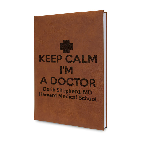Custom Medical Doctor Leather Sketchbook - Small - Double Sided (Personalized)