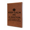 Medical Doctor Leather Sketchbook - Small - Single Sided (Personalized)