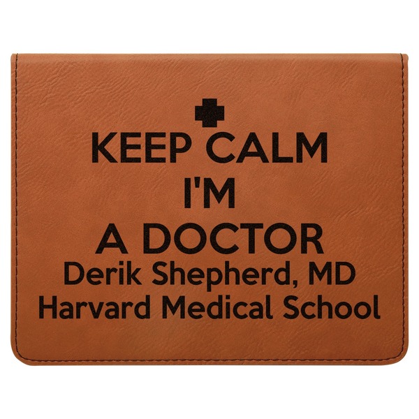 Medical Doctor Leatherette 4-Piece Wine Tool Set Flat