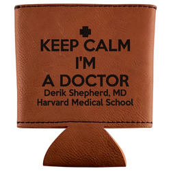 Medical Doctor Leatherette Can Sleeve (Personalized)