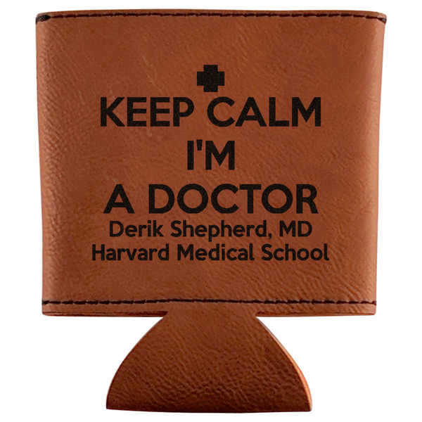 Custom Medical Doctor Leatherette Can Sleeve (Personalized)