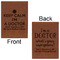 Medical Doctor Leatherette Journals - Large - Double Sided - Front & Back View