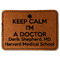 Medical Doctor Faux Leather Iron On Patch - Rectangle (Personalized)