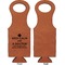 Medical Doctor Leatherette Wine Tote Single Sided - Front and Back