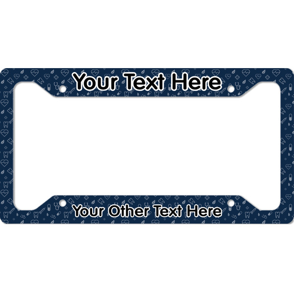 Custom Medical Doctor License Plate Frame - Style A (Personalized)