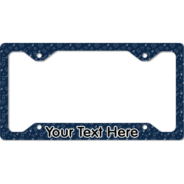 Custom Medical Doctor License Plate Frame - Style C (Personalized)