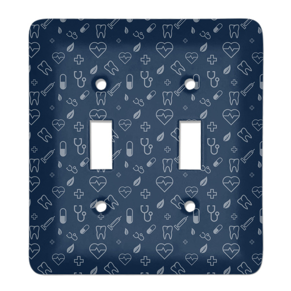 Custom Medical Doctor Light Switch Cover (2 Toggle Plate)