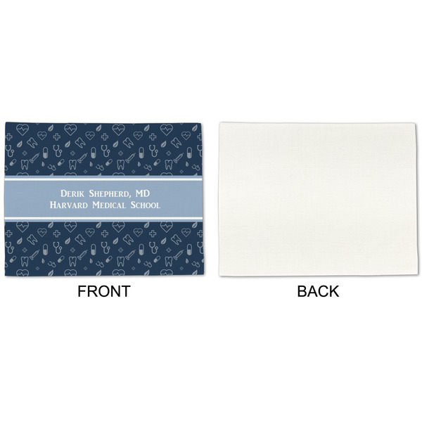 Medical Doctor Linen Placemat - APPROVAL Single (single sided)
