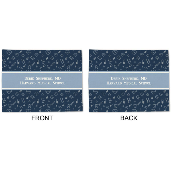 Medical Doctor Linen Placemat - APPROVAL (double sided)