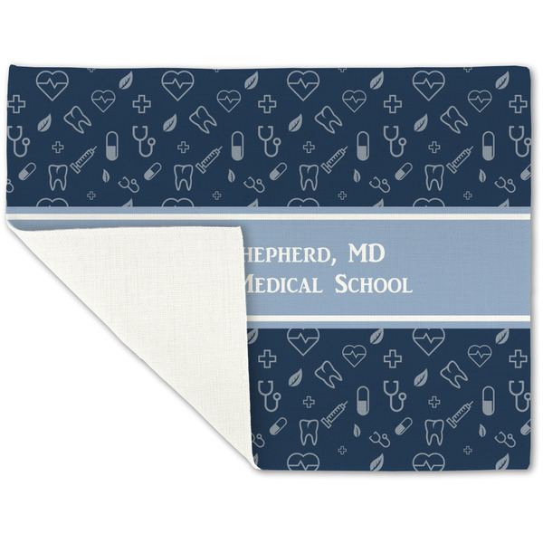 Medical Doctor Linen Placemat - Folded Corner (single side)