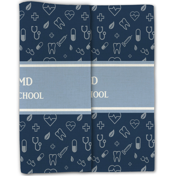Medical Doctor Linen Placemat - Folded Half (double sided)