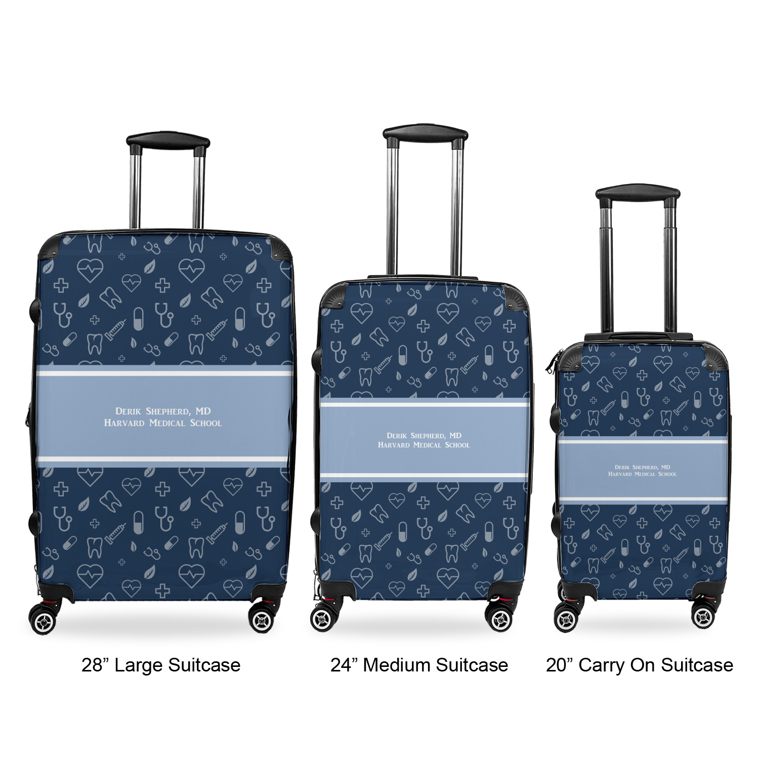 Medical Doctor Suitcase 20" Carry On (Personalized) YouCustomizeIt