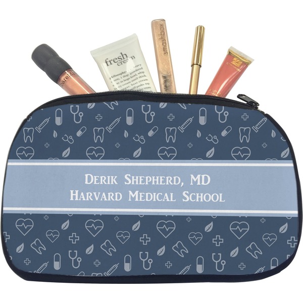 Custom Medical Doctor Makeup / Cosmetic Bag - Medium (Personalized)