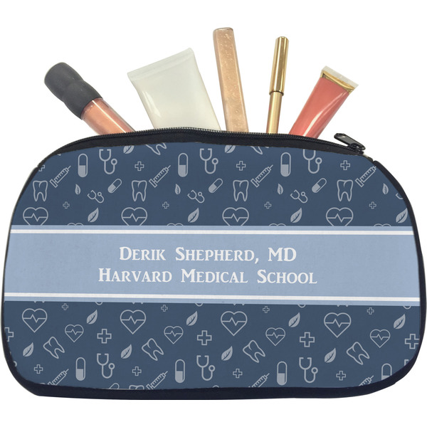 Custom Medical Doctor Makeup / Cosmetic Bag - Medium (Personalized)