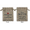 Medical Doctor Medium Burlap Gift Bag - Front & Back (Personalized)