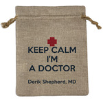 Medical Doctor Burlap Gift Bag (Personalized)