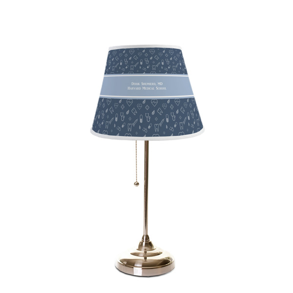 Medical Doctor Poly Film Empire Lampshade - On Stand