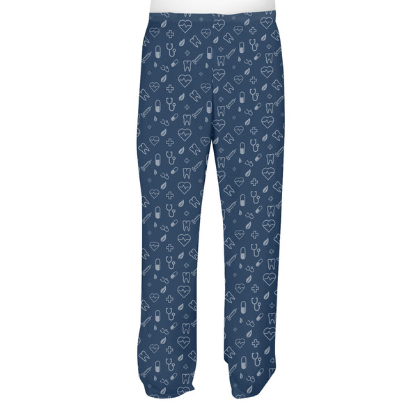 Medical Doctor Men's Pjs Back - on model