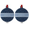Medical Doctor Metal Ball Ornament - Front and Back