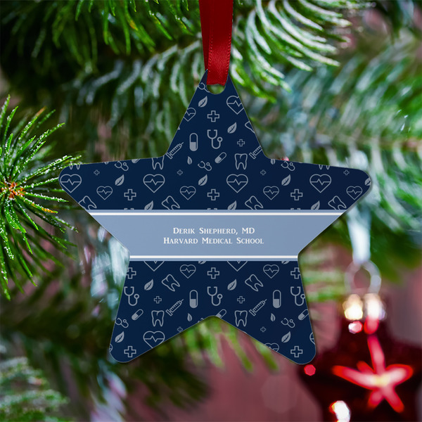 Medical Doctor Metal Star Ornament - Lifestyle