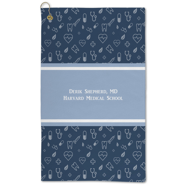 Custom Medical Doctor Microfiber Golf Towel - Large (Personalized)
