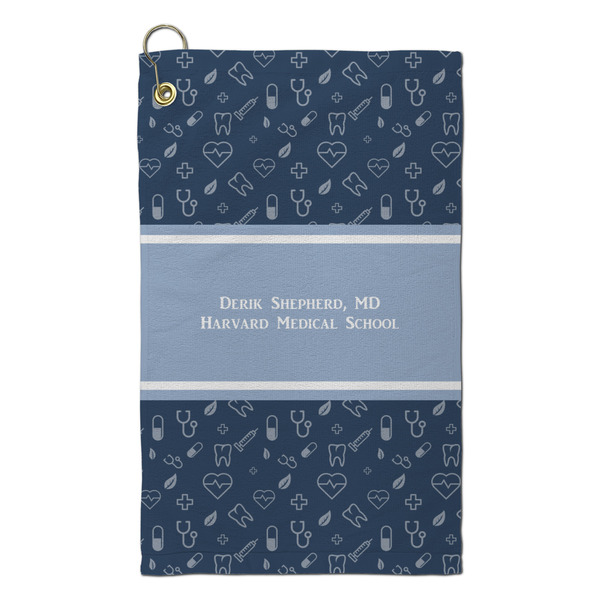 Custom Medical Doctor Microfiber Golf Towel - Small (Personalized)