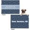 Medical Doctor Microfleece Dog Blanket - Regular - Front & Back