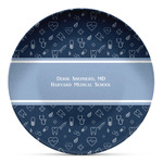 Medical Doctor Microwave Safe Plastic Plate - Composite Polymer (Personalized)