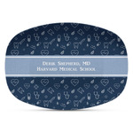 Medical Doctor Plastic Platter - Microwave & Oven Safe Composite Polymer (Personalized)