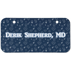 Medical Doctor Mini/Bicycle License Plate (2 Holes) (Personalized)