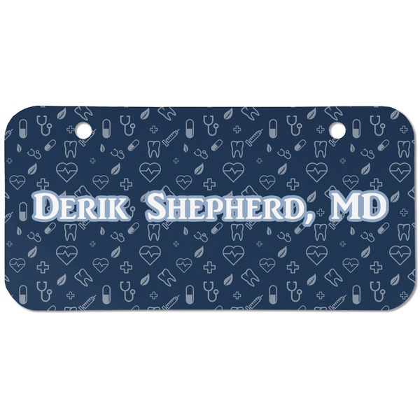 Custom Medical Doctor Mini/Bicycle License Plate (2 Holes) (Personalized)
