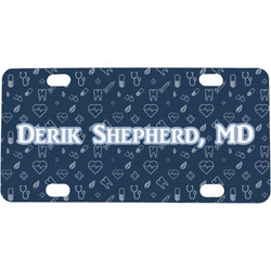 Medical Doctor Mini/Bicycle License Plate (Personalized)