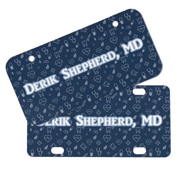 Medical Doctor Mini License Plates - MAIN (4 and 2 Holes)