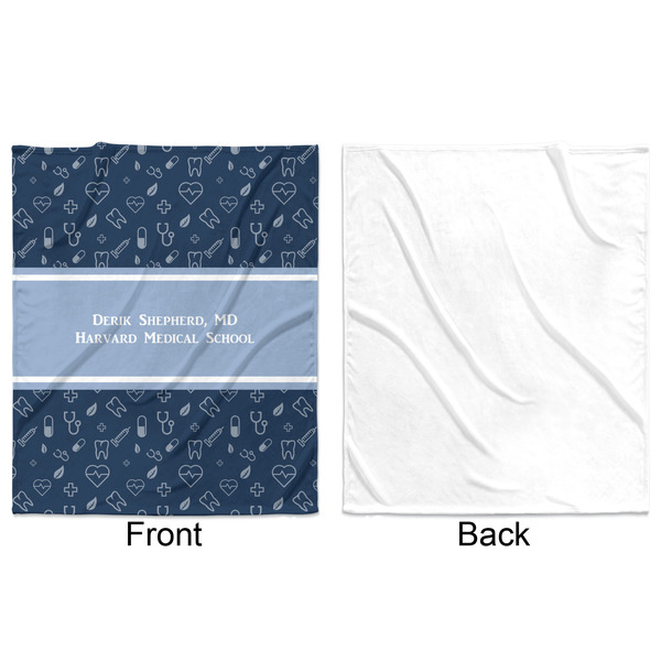Medical Doctor Minky Blanket - 50"x60" - Single Sided - Front & Back