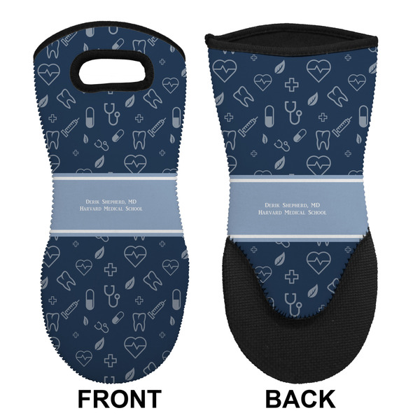 Medical Doctor Neoprene Oven Mitt (Front & Back)