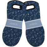 Medical Doctor Neoprene Oven Mitts - Set of 2 w/ Name or Text