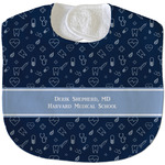 Medical Doctor Velour Baby Bib w/ Name or Text