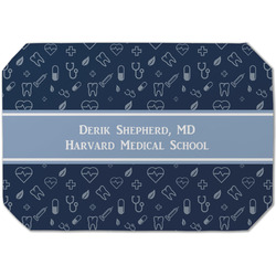 Medical Doctor Dining Table Mat - Octagon (Single-Sided) w/ Name or Text