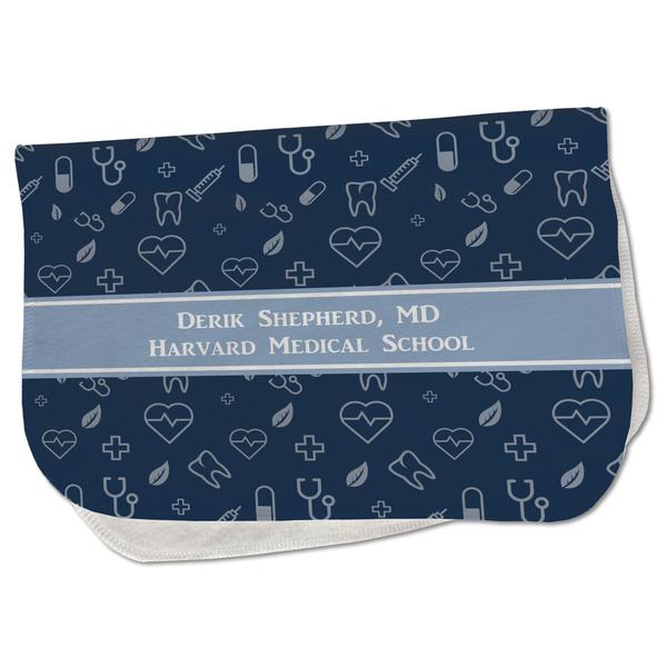 Custom Medical Doctor Burp Cloth - Fleece w/ Name or Text