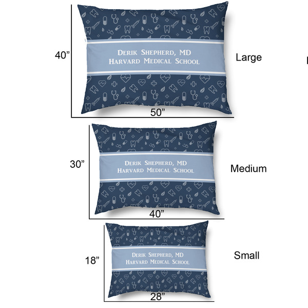 Medical Doctor Outdoor Dog Beds - SIZE CHART