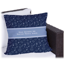 Medical Doctor Outdoor Pillow - 16" (Personalized)