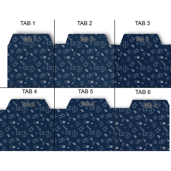 Medical Doctor Page Dividers - Set of 6 - Approval