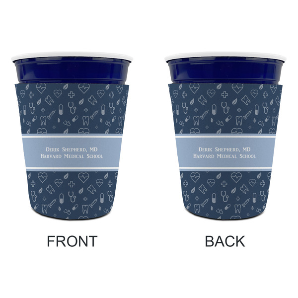 Medical Doctor Party Cup Sleeves - without bottom - Approval