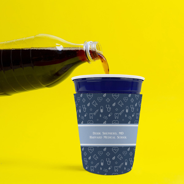Medical Doctor Party Cup Sleeves - without bottom - Lifestyle