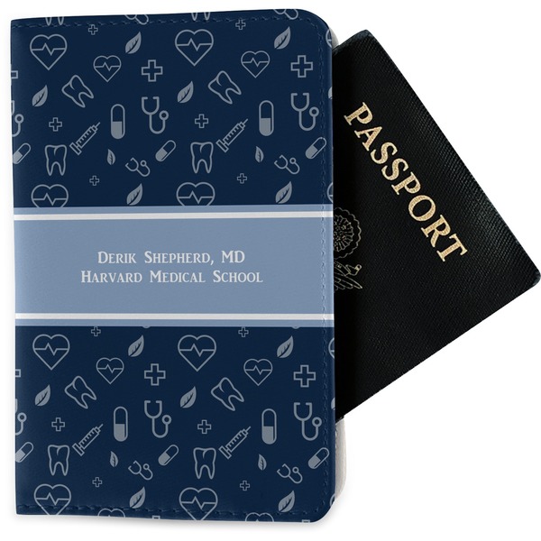 Custom Medical Doctor Passport Holder - Fabric (Personalized)