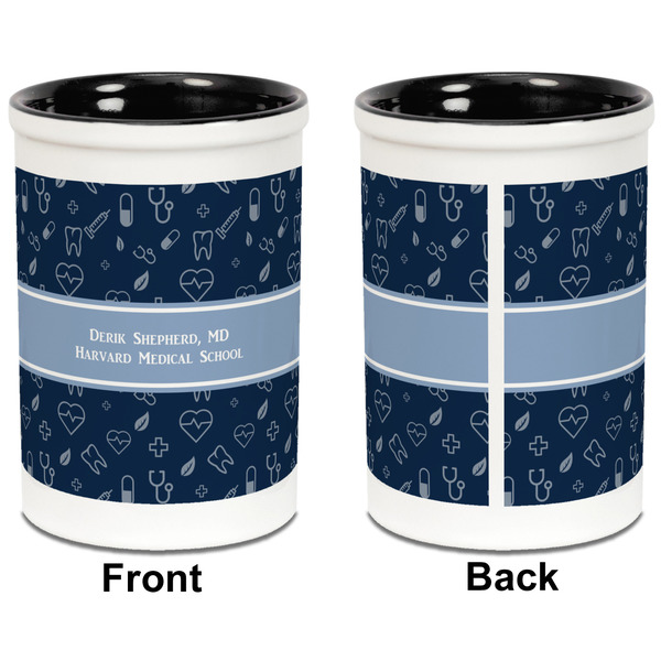 Medical Doctor Pencil Holder - Black - approval