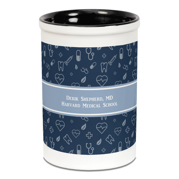 Medical Doctor Pencil Holder - Black